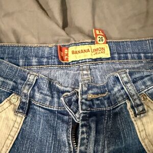Banana Limon Women's Blue Wide Leg Jeans